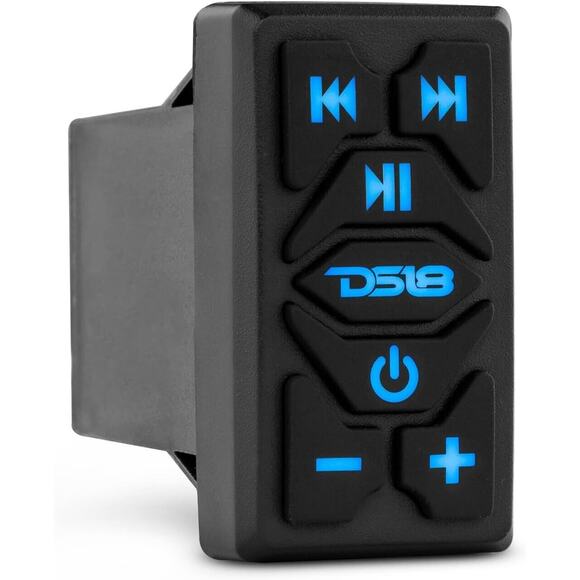 DS18 RKS-BT Waterproof Bluetooth Marine Rocker Switch Audio Streamer, Controls - Picture 1 of 7